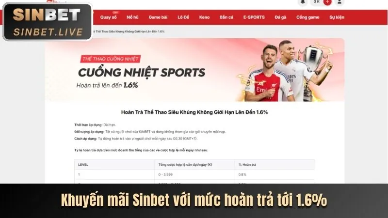 Khuyến mãi casino 8kbet top